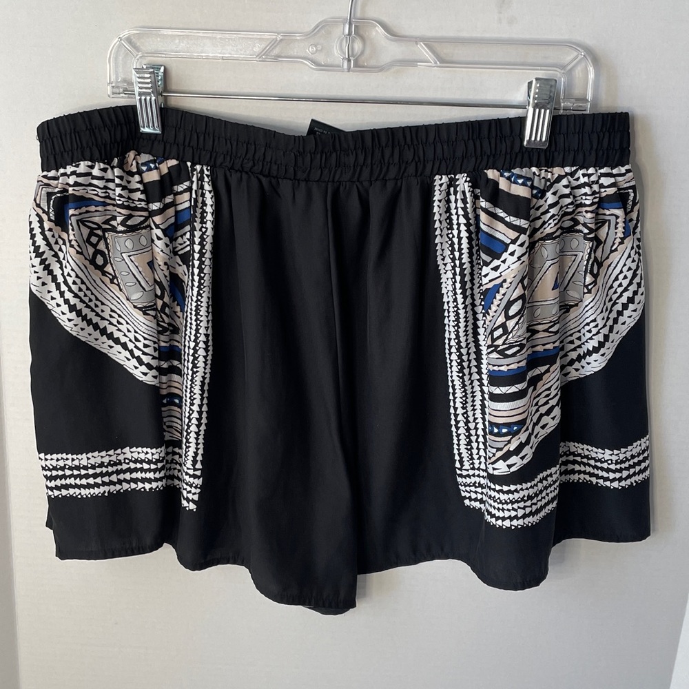 Mossimo Size XL  Black and Blue Women's Shorts - Picture 4 of 5